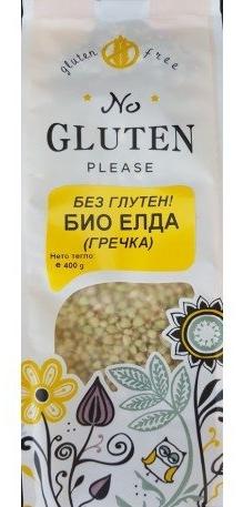 Hrișcă organică, fără gluten, 400 g, No Gluten Please