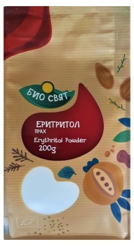 Eritritol bio pudră, 200 g, Biosvyat