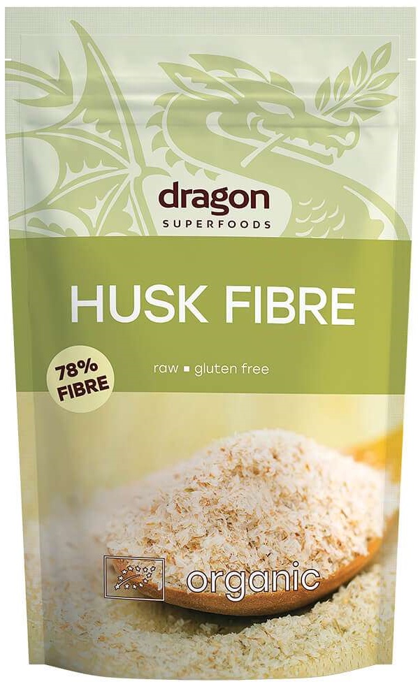 Fibre bio de psyllium, 150 g, Dragon Superfoods