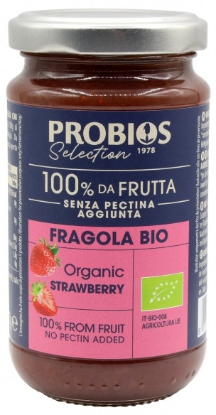 Dulceață bio, căpșuni, 220 g, Probios