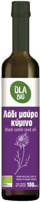Ulei bio de chimen negru, presat la rece, 100 ml, Ola Bio