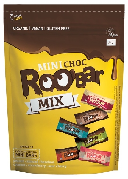 Mix bio cu mini batoane, 180 g, Roobar