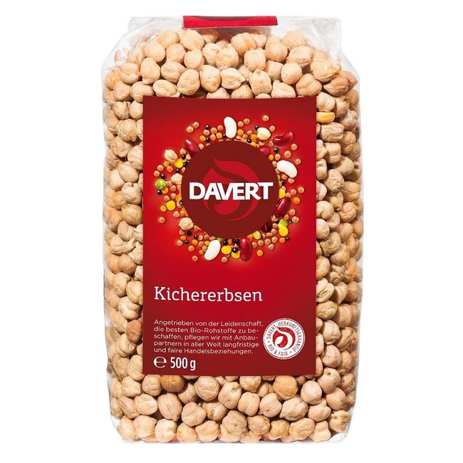 Năut organic, 500 g, Davert