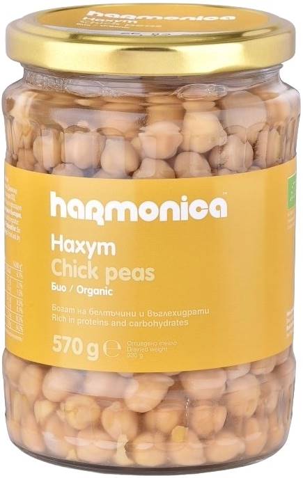Năut bio, 570 g, Harmonica