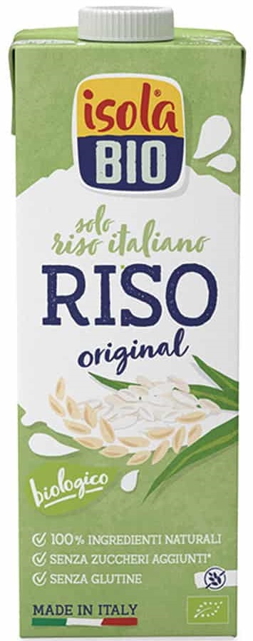 Băutură organică din orez, fără gluten, 1 l, Isola Bio