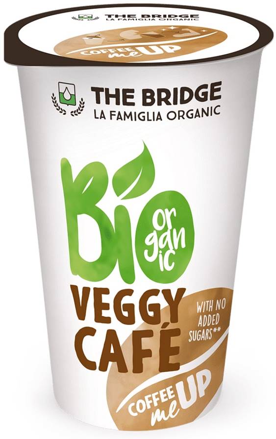 Băutură organică Veggy Cafe, cu orez, migdale și cafea, 220 ml, The Bridge
