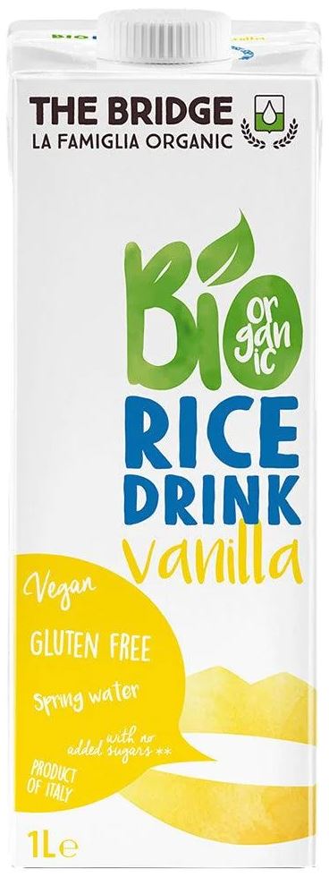 Băutură organică de orez cu vanilie, 1 l, The Bridge