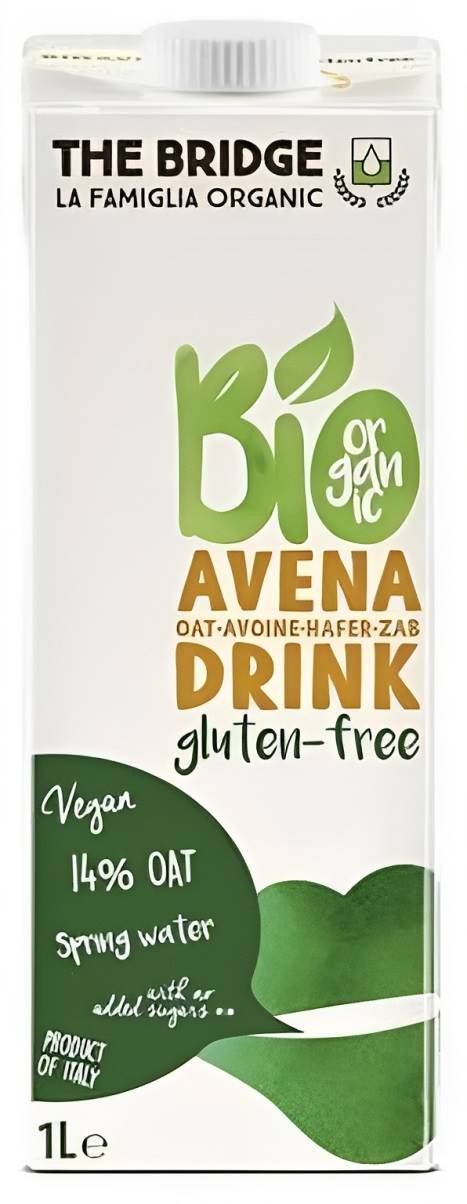 Băutură organică din ovăz, 14%, 1 l, The Bridge