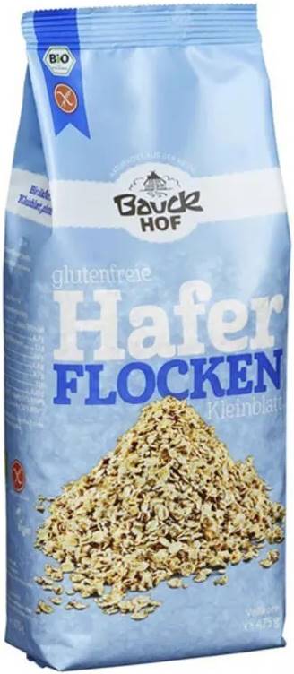 Fulgi de ovăz organici, fără gluten, 475 g, Bauckhof