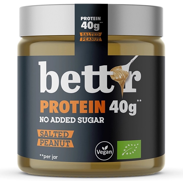 Crema proteica de arahide sarate bio 250g Bettr - imagine 2