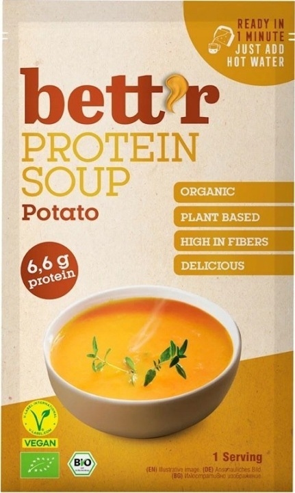 Supa bio proteică, cartof, 30 g, Bett'r