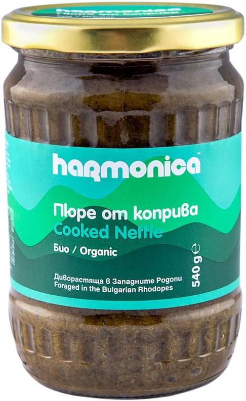 Piure bio de urzică, 540 g, harmonica