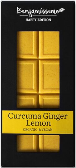 Ciocolată cu turmeric și ghimbir, 60g, Benjamissimo - imagine 3