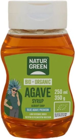 Sirop bio de agave, deschis la culoare, 250 ml, NaturGreen