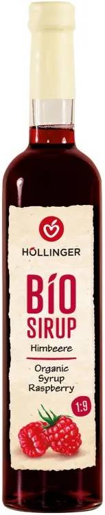 Sirop de zmeură organic, 500 ml, Hollinger