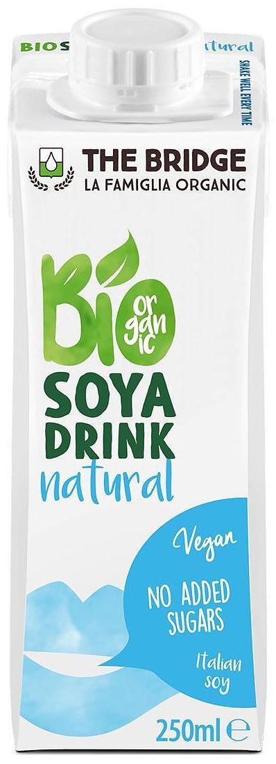 Băutură de soia organică, naturală, 250 ml, The Bridge