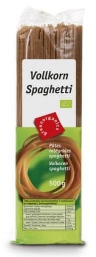 Bio spaghete, integrale, 500 g, Green
