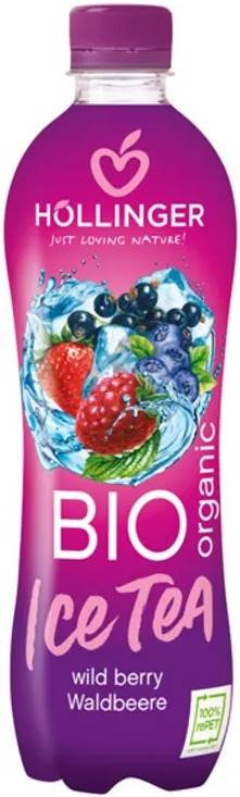 Ceai rece organic cu fructe de pădure, 500 ml, Hollinger