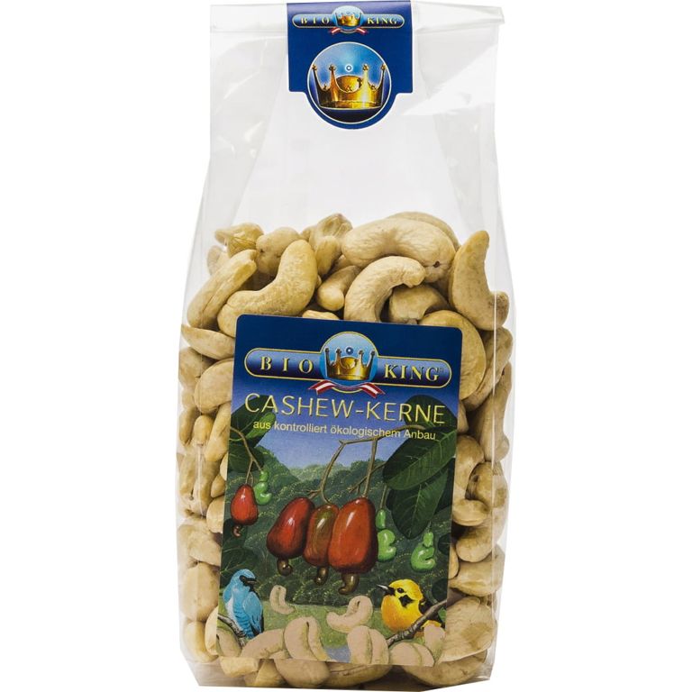 Nuci caju crude organice, 200 g, Bio King