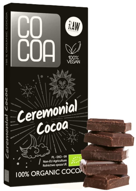 Cacao ceremonială bio, 50 g, Surovital