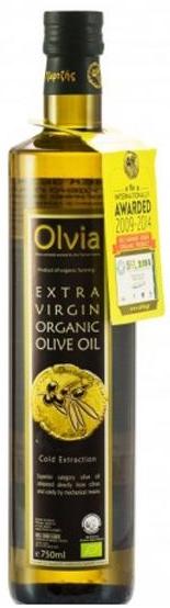 Ulei bio de măsline Extra Virgin, 750 ml, Olvia