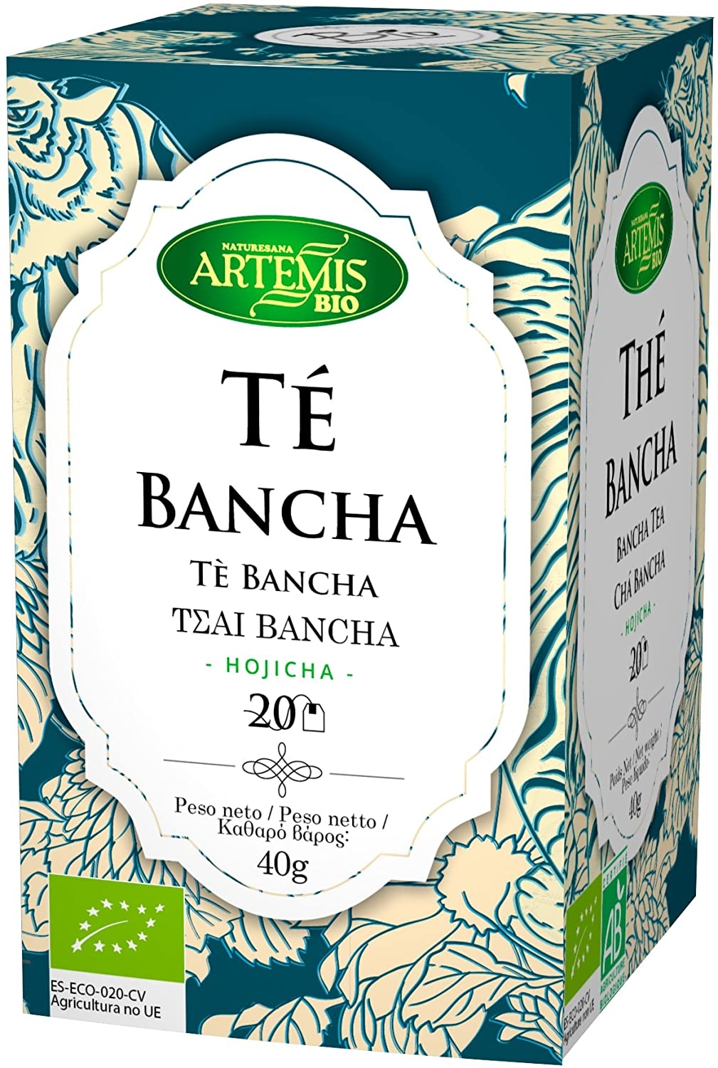 Ceai verde bio Bancha (Hojicha), 40 g, 20 plicuri, Artemis Bio