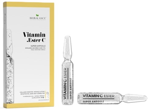 Biobalance Fiole Ester Super cu vitamina C pentru efect de lifting, 10 x 2 ml