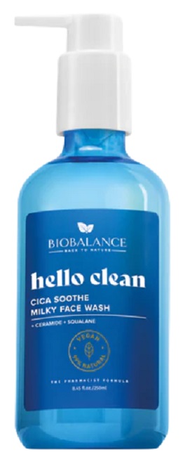 Gel de curatare cremos cu Ceramide + Squalane Hello Clean Cica Soothe, 250ml, Bio Balance - imagine 3