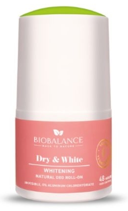 Biobalance Deodorant roll-on Dry & White, 50 ml