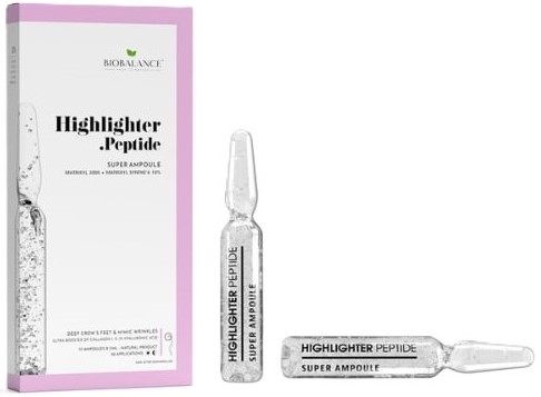 Biobalance Super fiole cu peptide împotriva ridurilor mimice, 10 х 2 ml