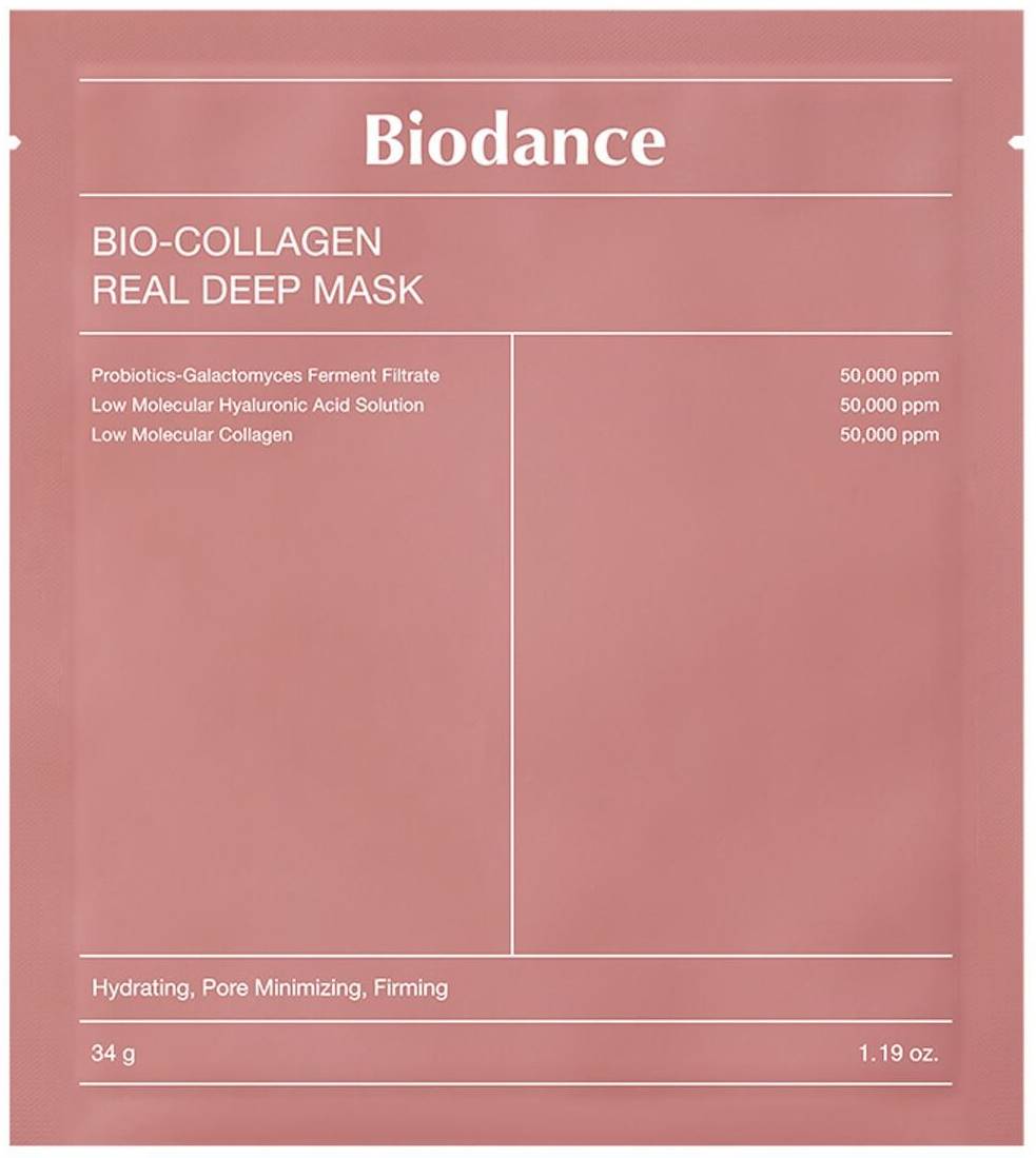 Masca de fata pentru hidratare intensa si fermitate Bio-Collagen, 34 g, Biodance - imagine 4