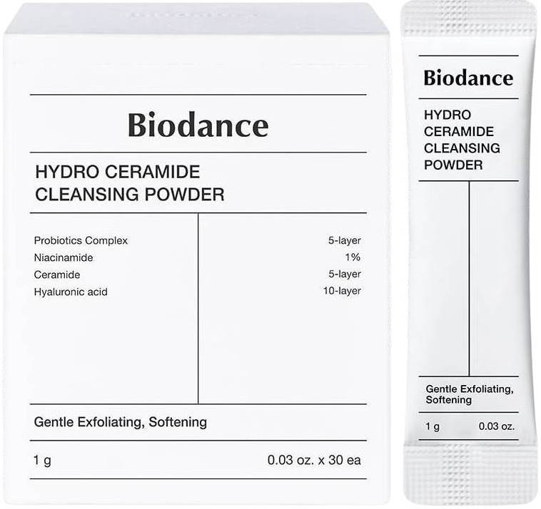 Biodance Pudră de curățare a feței Hydro Ceramide, 30 pliculețe