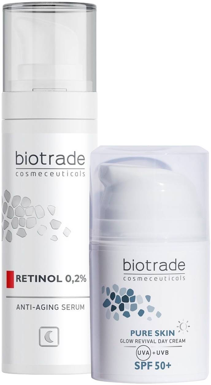 Biotrade Set - Cremă de zi Pure Skin și Ser Anti-age, 50 + 30 ml