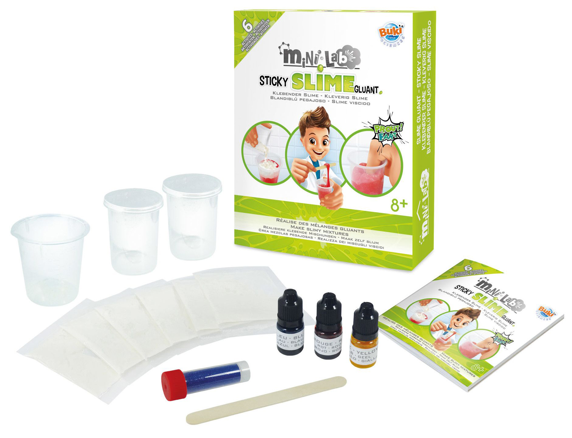 Mini laborator Buki Mini Lab - Amestecuri lipicioase