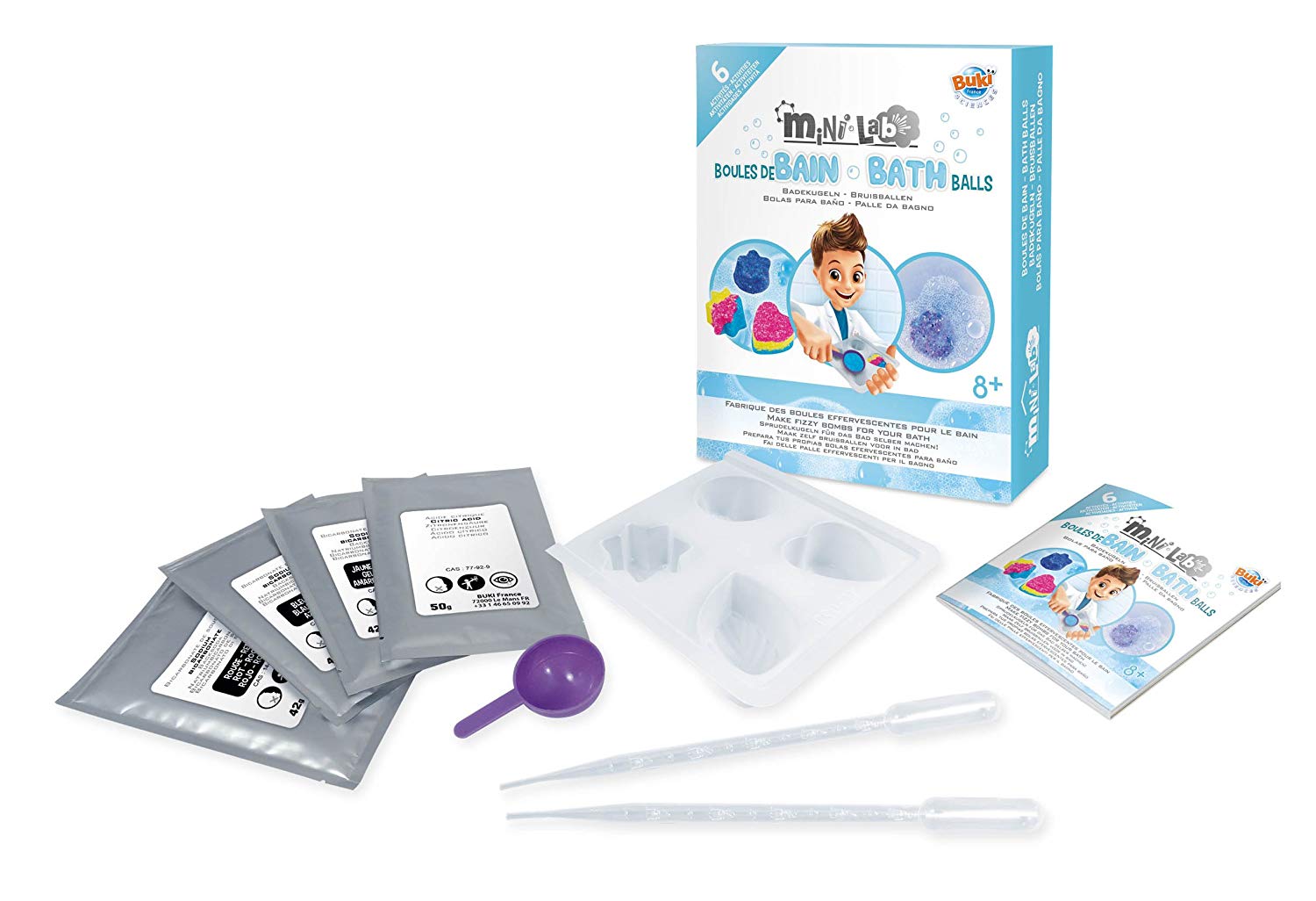 Mini laborator Buki Mini Lab - Bile de baie