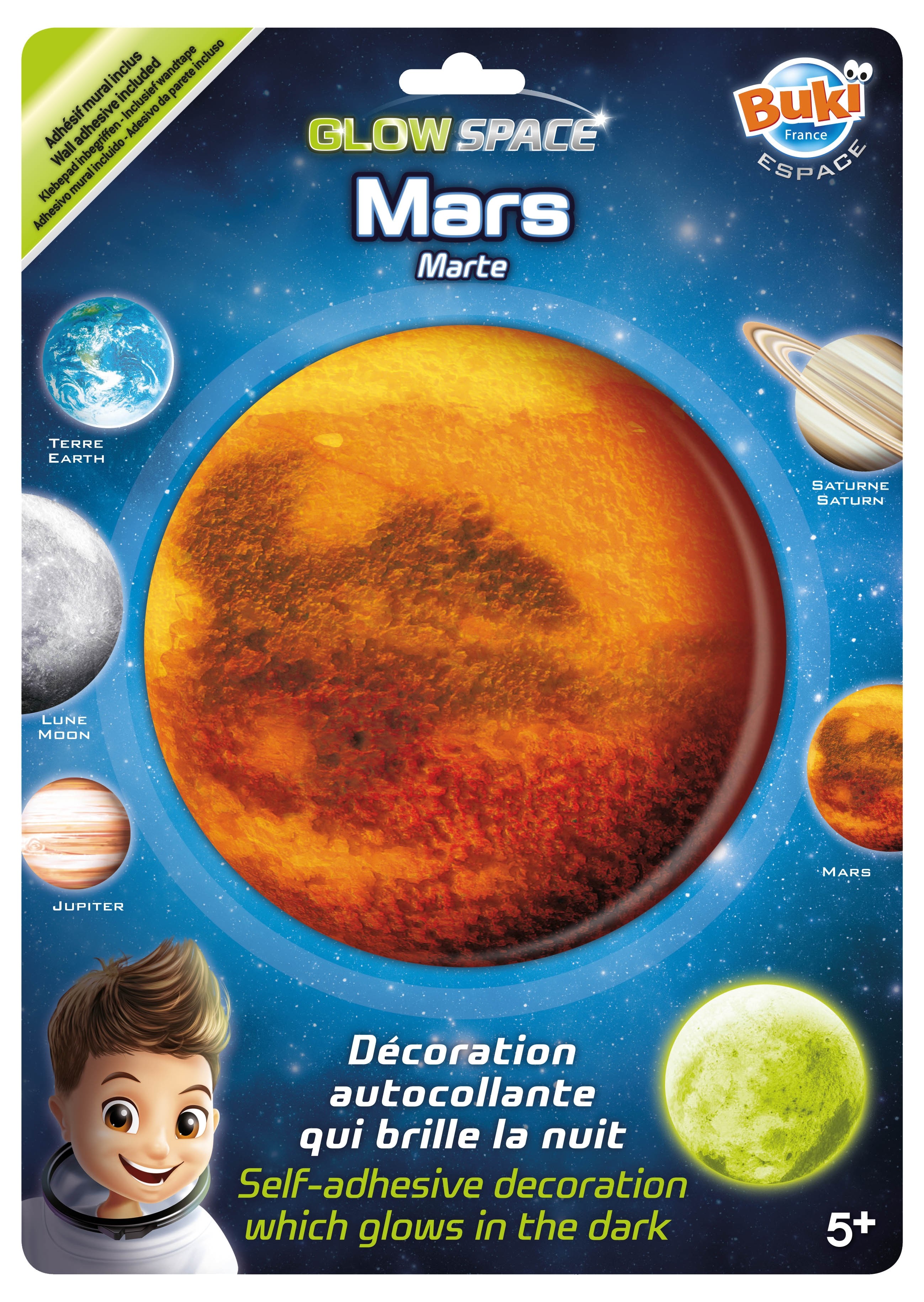 Planeta luminoasa in intuneric Buki Space - Marte
