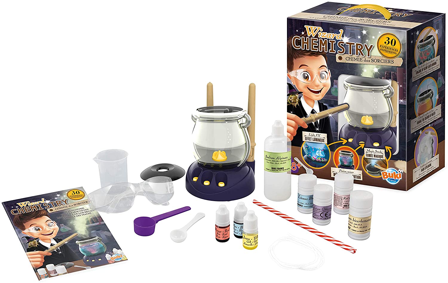 Set de experimente  Buki Sciences - Chimistul vrajitor
