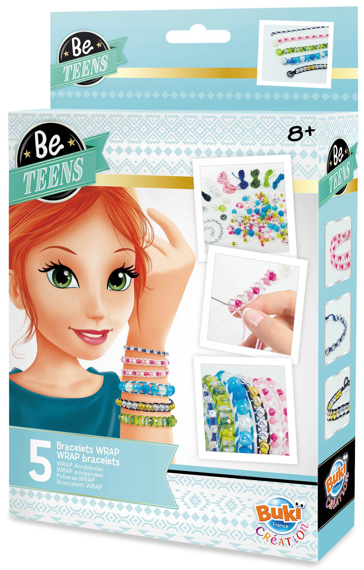 Set creativ Buki Be Teens - Fa-ti singur bratari infasurate
