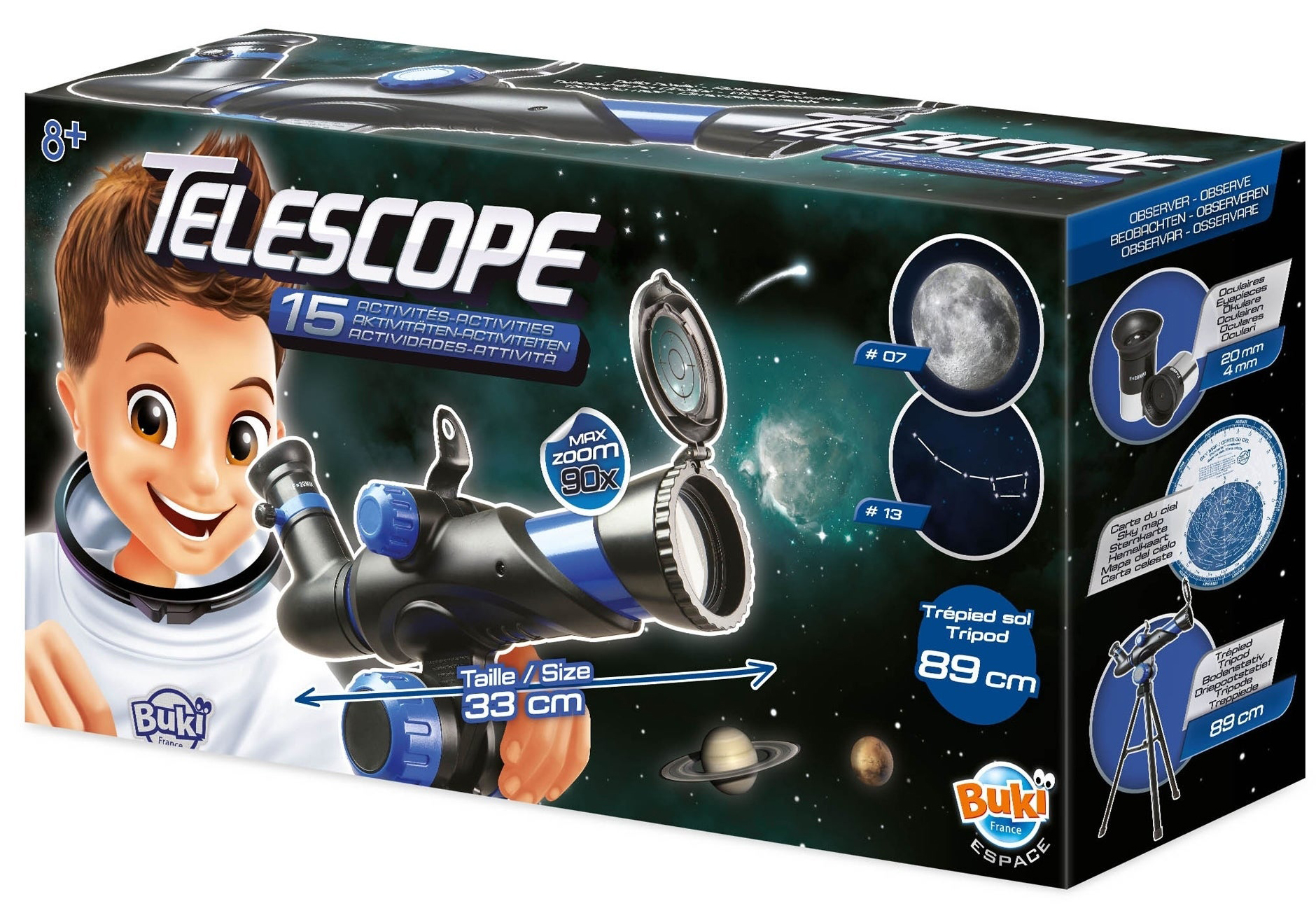 Telescop Buki Space - 15 activitati