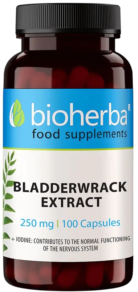 Bladderwrack Extract, 250 mg, 100 capsule, Bioherba