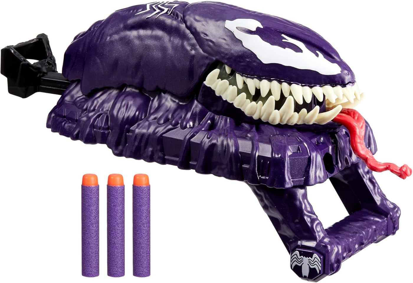 Blaster Nerf Marvel Spider-Man - Venom Strike, cu 3 săgeți