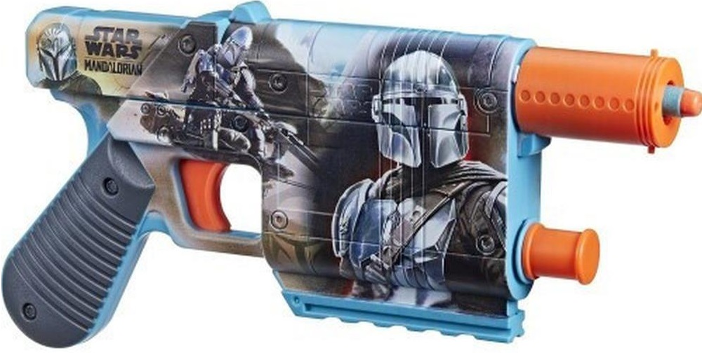 Blaster Nerf - Star Wars The Mandalorian, cu 12 săgeți