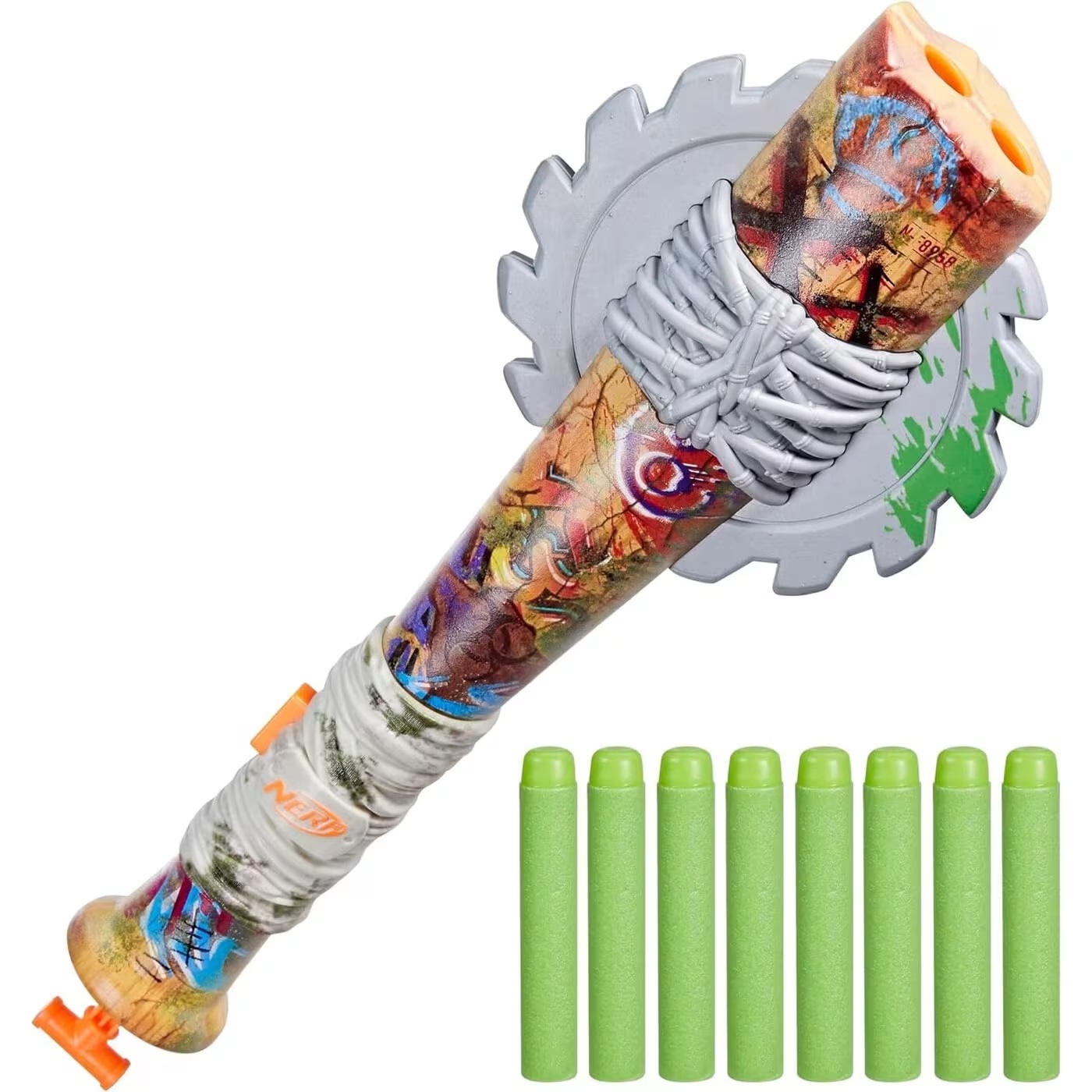 Blaster Nerf Zombie - Strikeout, cu 8 săgeți