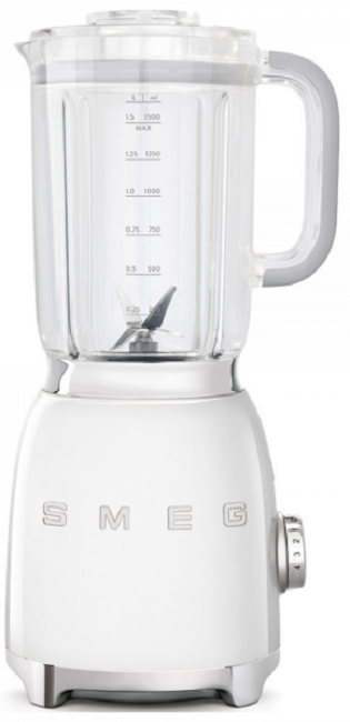 Blender Smeg - BLF03WHEU, 1.5 l, 4 viteze, 800W, alb
