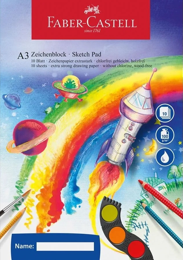 Caiet Faber-Castell - A3, 10 foi