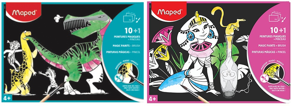 Bloc de colorat Maped Creativ - Aqua, A4, sortiment