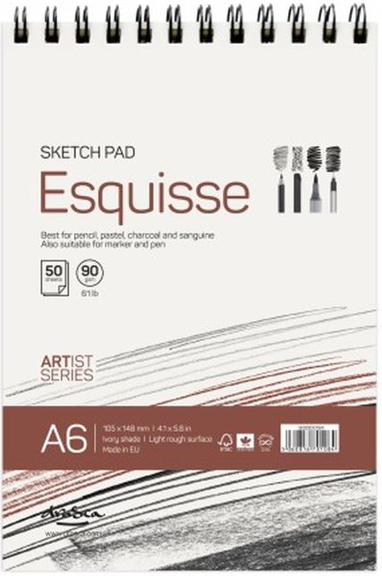 Bloc de schițe Drasca - Esquisse, 50 de coli, A6