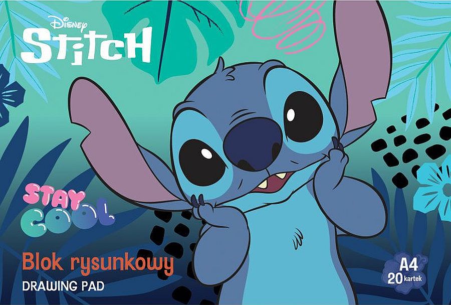 Bloc de desen St. Majewski Stitch - A4, 20 coli