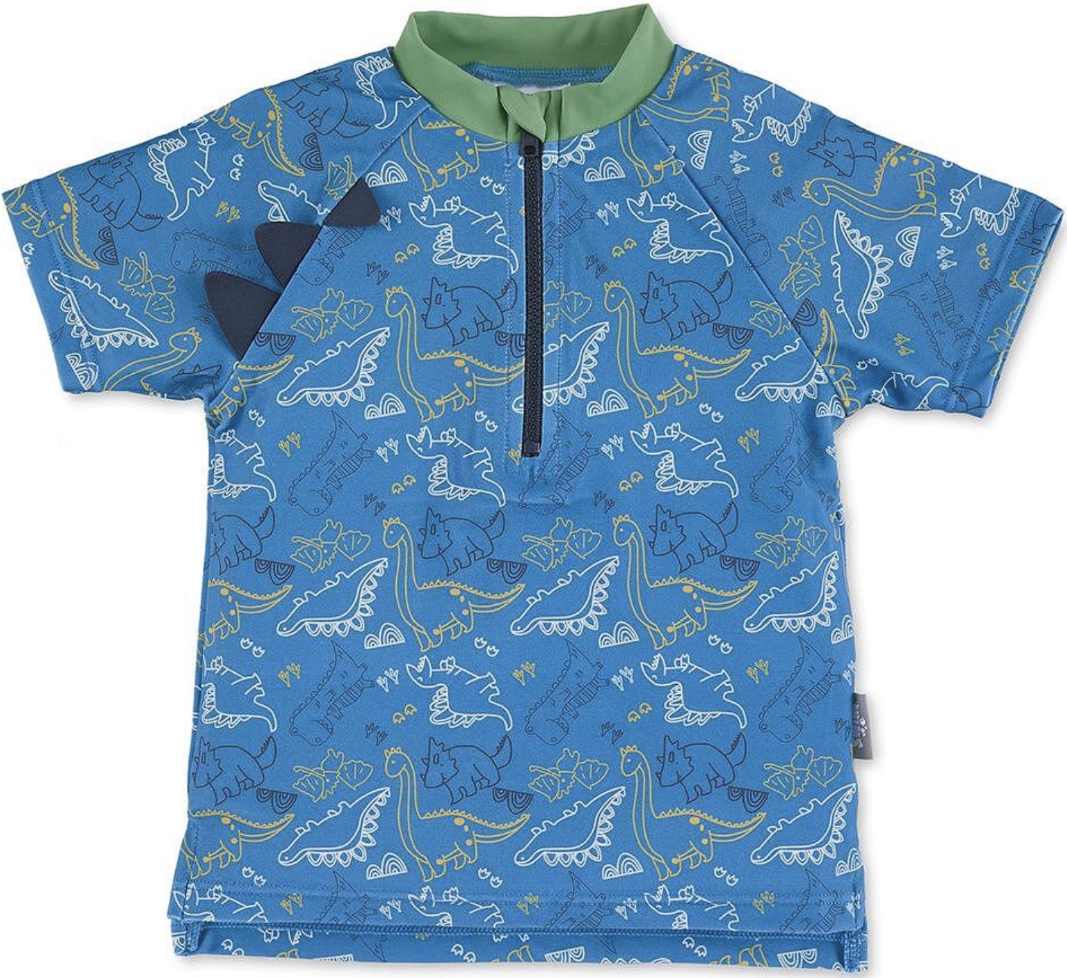 Tricou de înot pentru copii cu protecție UV 50+ Sterntaler - Cu dinozauri, 74/80 cm, 6-12 luni
