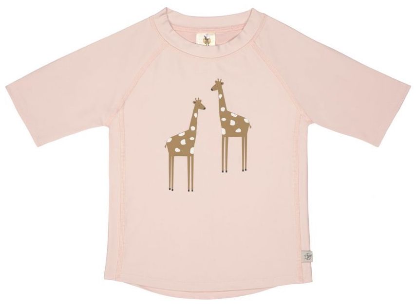 Bluză de plajă  Lassig - Giraffe, pink, mărimea 92, 19-24 luni